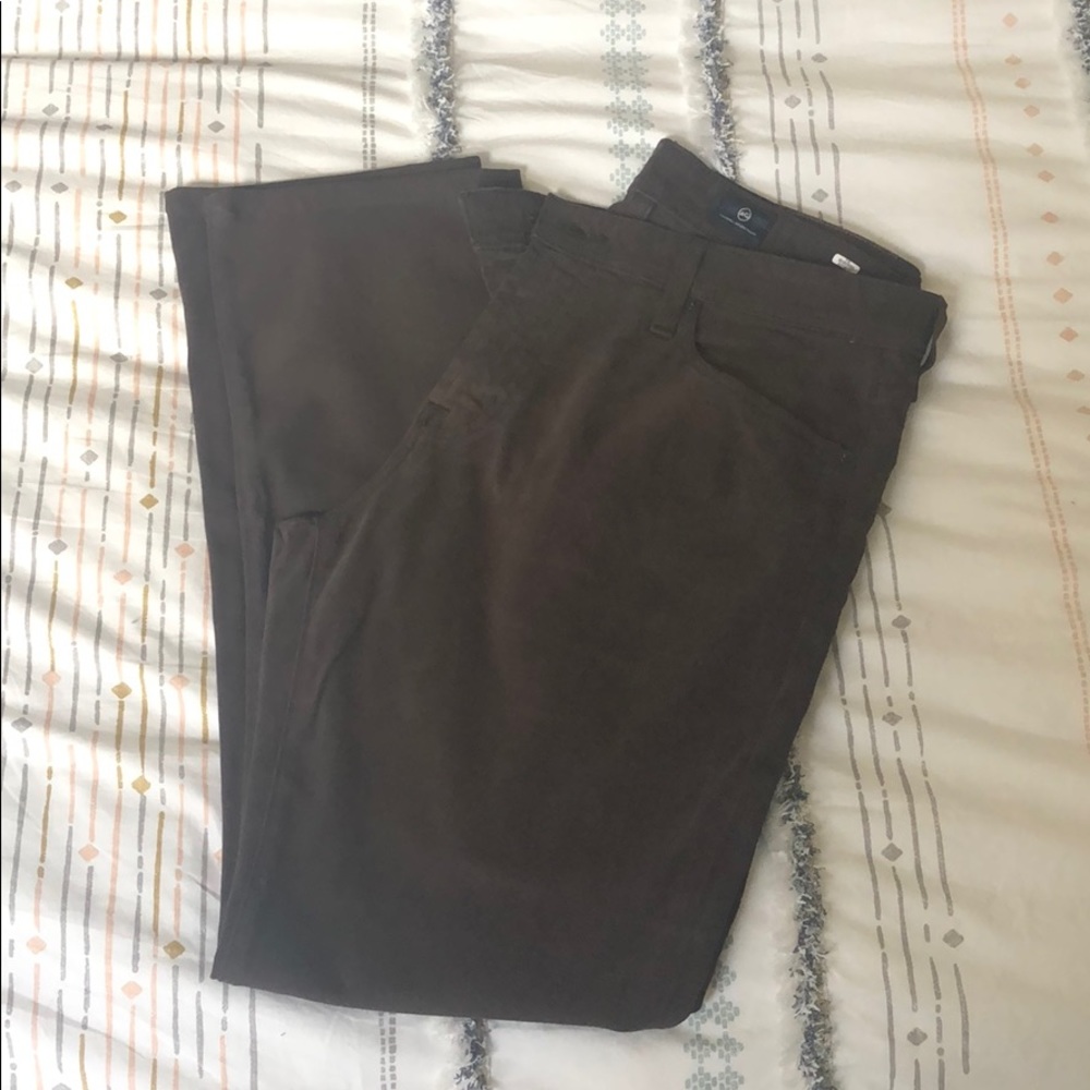 Men’s brown AG khaki pant